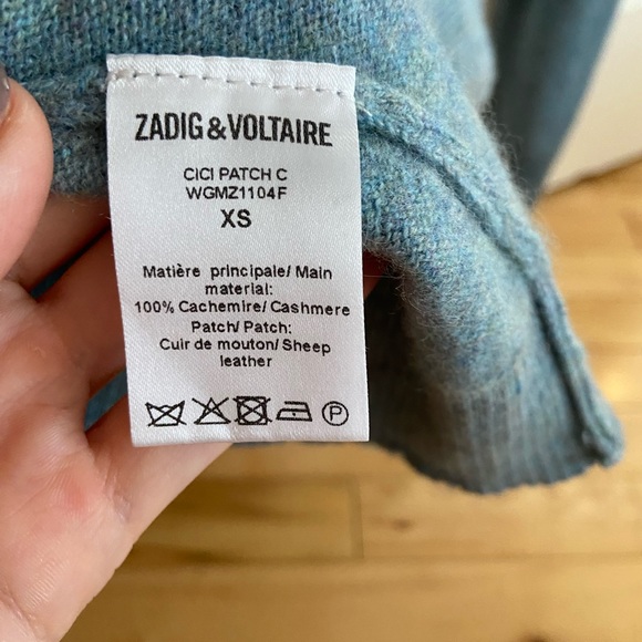 Blue Cici Patch sweater from Zadig&Voltaire - Picture 7 of 8